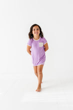 Load image into Gallery viewer, Pixie Purple | Mini Dress + Biker Shorts RIB Set