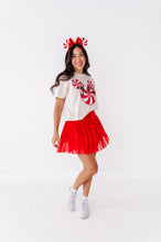 Load image into Gallery viewer, Red Peppermint Mouse | ADULT Cream *BOTH CROP + FULL LENGTH HERE!*