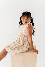 Load image into Gallery viewer, Honey Gingham | TIE-BACK DRESS