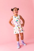 Sugar Berry | Twisty Back Active Dress (with shorts!)
