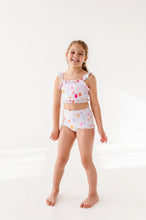 Load image into Gallery viewer, Painted Dotty: Ruffle Bandeau TWO-PIECE