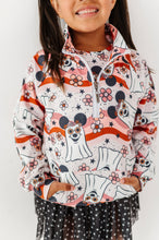 Load image into Gallery viewer, Groovy Minnie Ghosts | KIDS 1/4th Zip Up