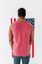 Load image into Gallery viewer, Men’s RED ‘USA’ Check Tank
