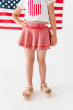 Load image into Gallery viewer, RED | Vintage RIB Skort