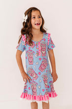 Load image into Gallery viewer, Heart Pop | Bamboo Nightgown (with shorts!)
