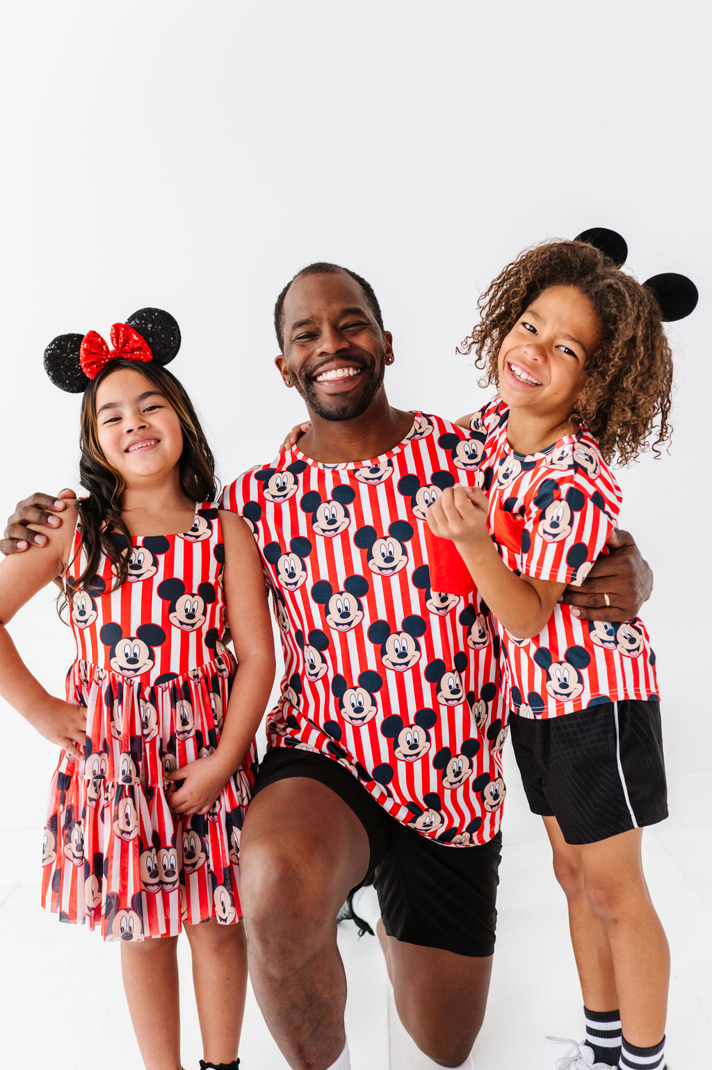MICKEY Stripe (KIDS) | Athletic TEE