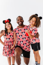 MICKEY Stripe (KIDS) | Athletic TEE