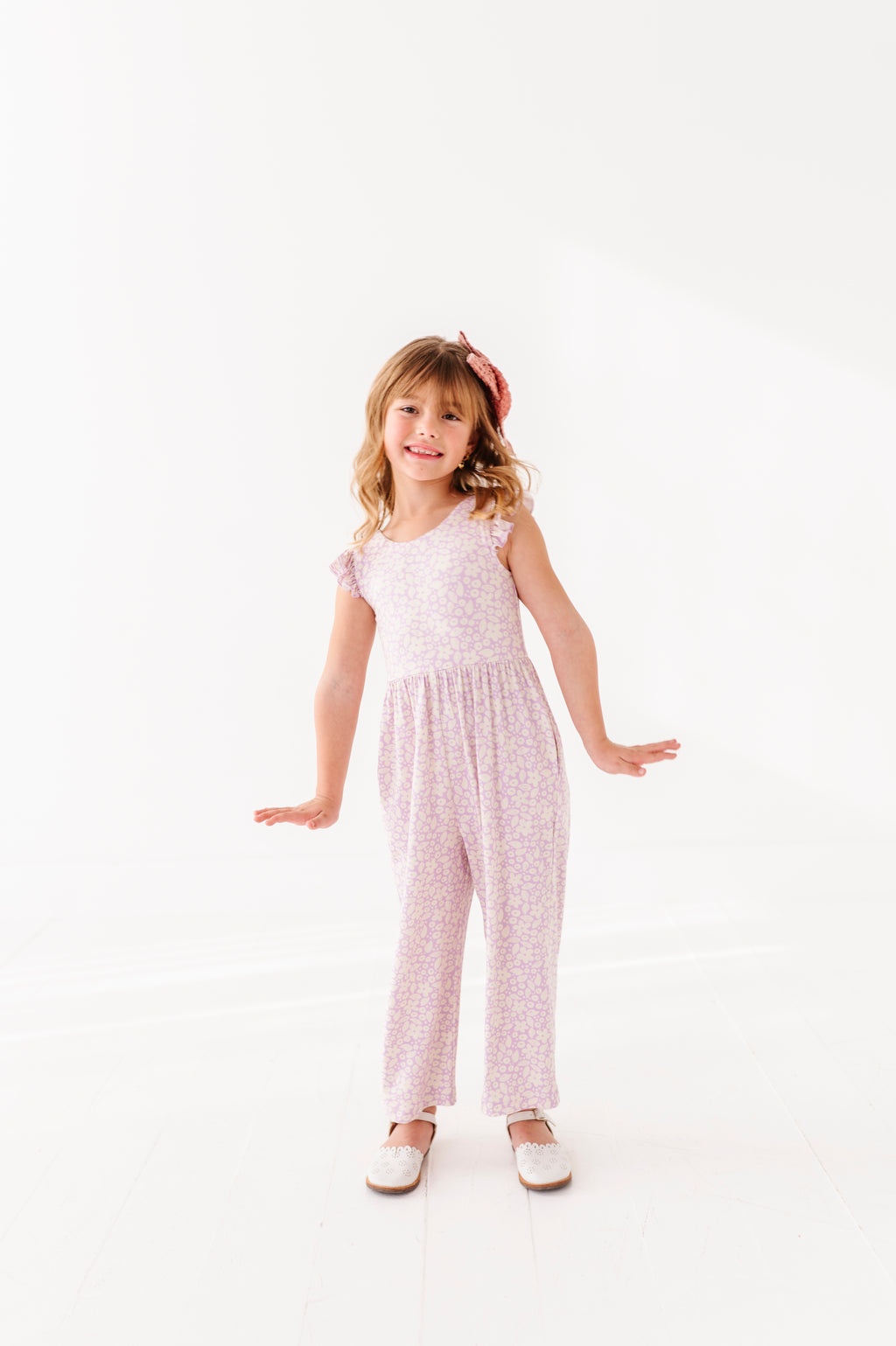 Iris FORAL | Cropped Pant Romper