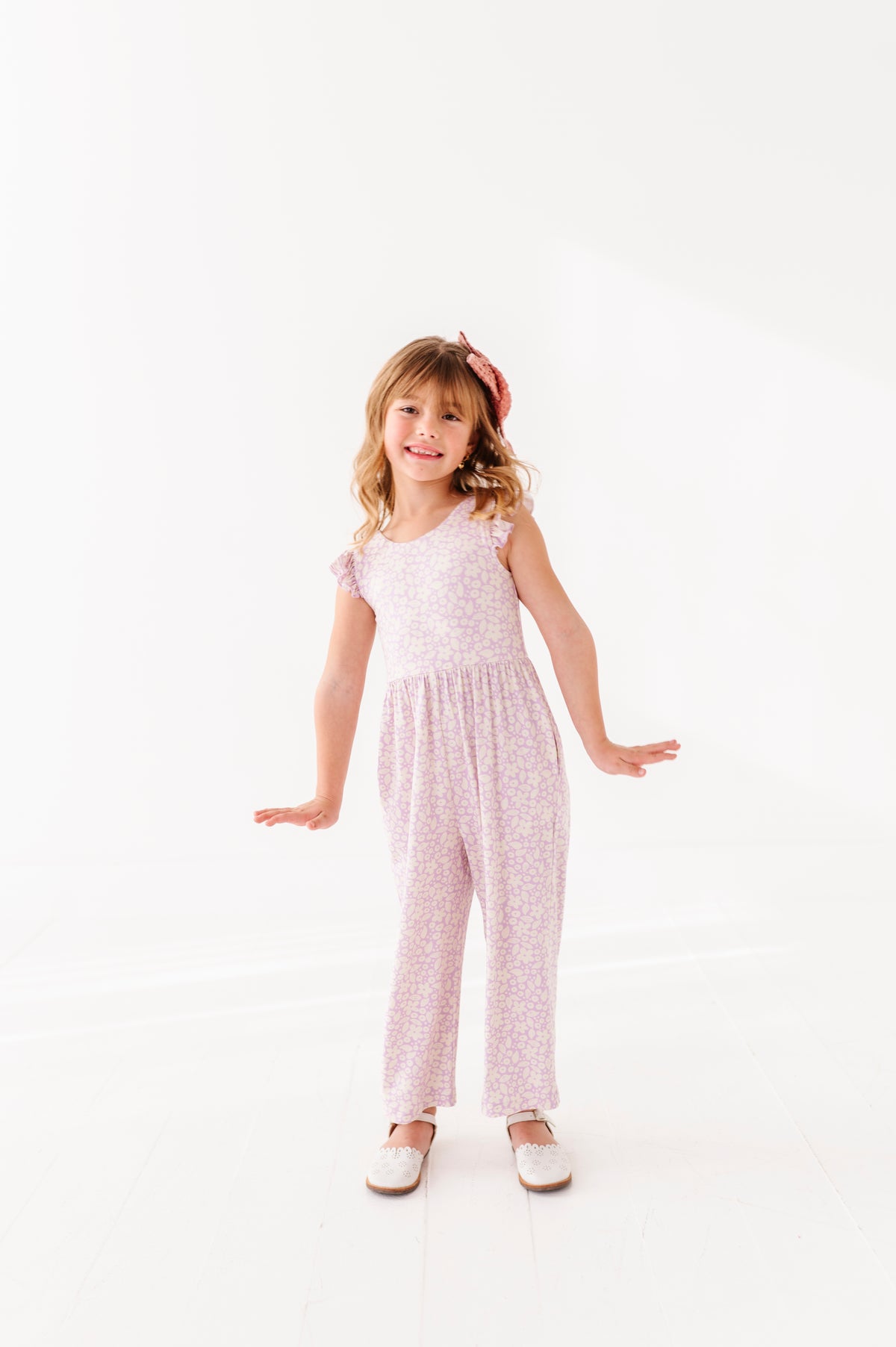 Iris FORAL | Cropped Pant Romper