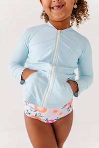 MINT: RASHGUARD ZIP-UP *SHIRT ONLY!*