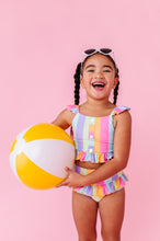 Load image into Gallery viewer, Sherbert Stripes |  BUTTON FRONT 2-PIECE