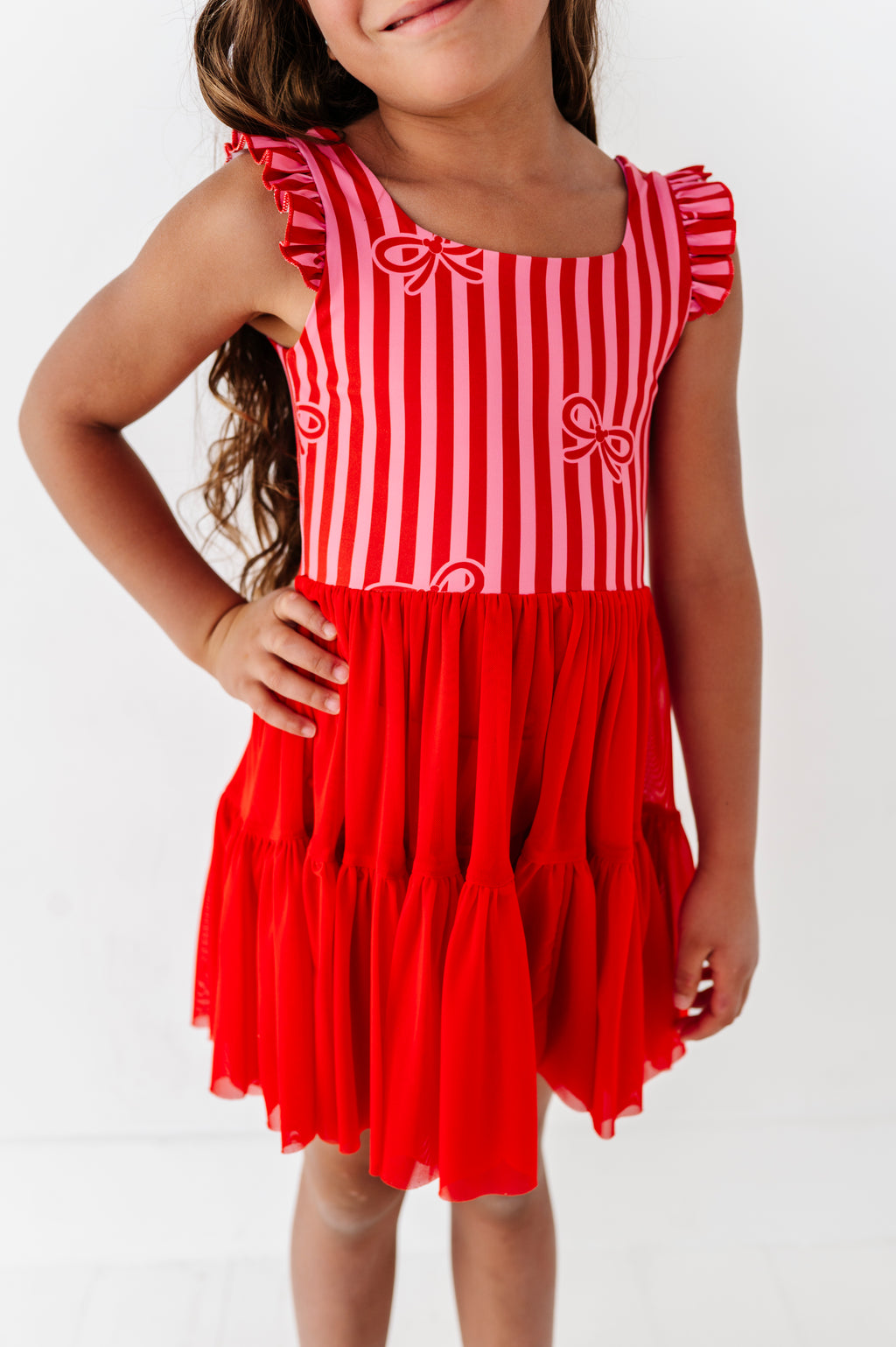 Merry Mouse Bows | KIDS Mesh Dress
