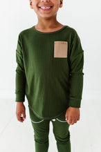 Load image into Gallery viewer, OLIVE RIB | Crewneck