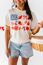 Load image into Gallery viewer, Collage Flag | ADULT tees (*CROP + FULL LENGTH HERE)