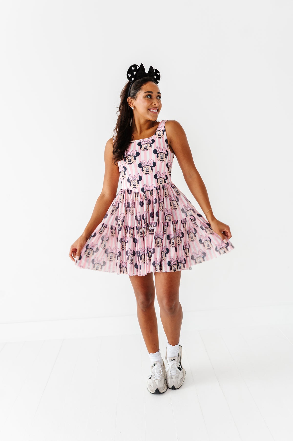 MINNIE Stripe (ADULT) | Mesh DRESS