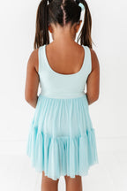 Elsa (KIDS) | Icy Blue Mesh DRESS
