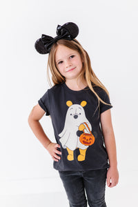 Pooh Bear Ghost | KIDS CHARCOAL TEE