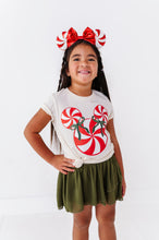Load image into Gallery viewer, Red Peppermint Mouse | KIDS CREAM TEE