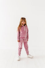 Load image into Gallery viewer, MAUVE | Vintage 1/4th HOODIE-JOGGER Set