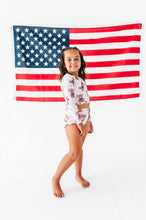 Load image into Gallery viewer, Liberty Bears | 1/4th Zip Rashguard 2-Piece