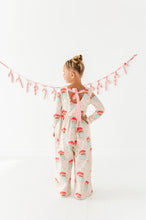Load image into Gallery viewer, Pink Santas | ROMPER
