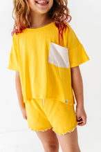 Load image into Gallery viewer, Lemon Drop | Boxy Crop + Shorts RIB Set