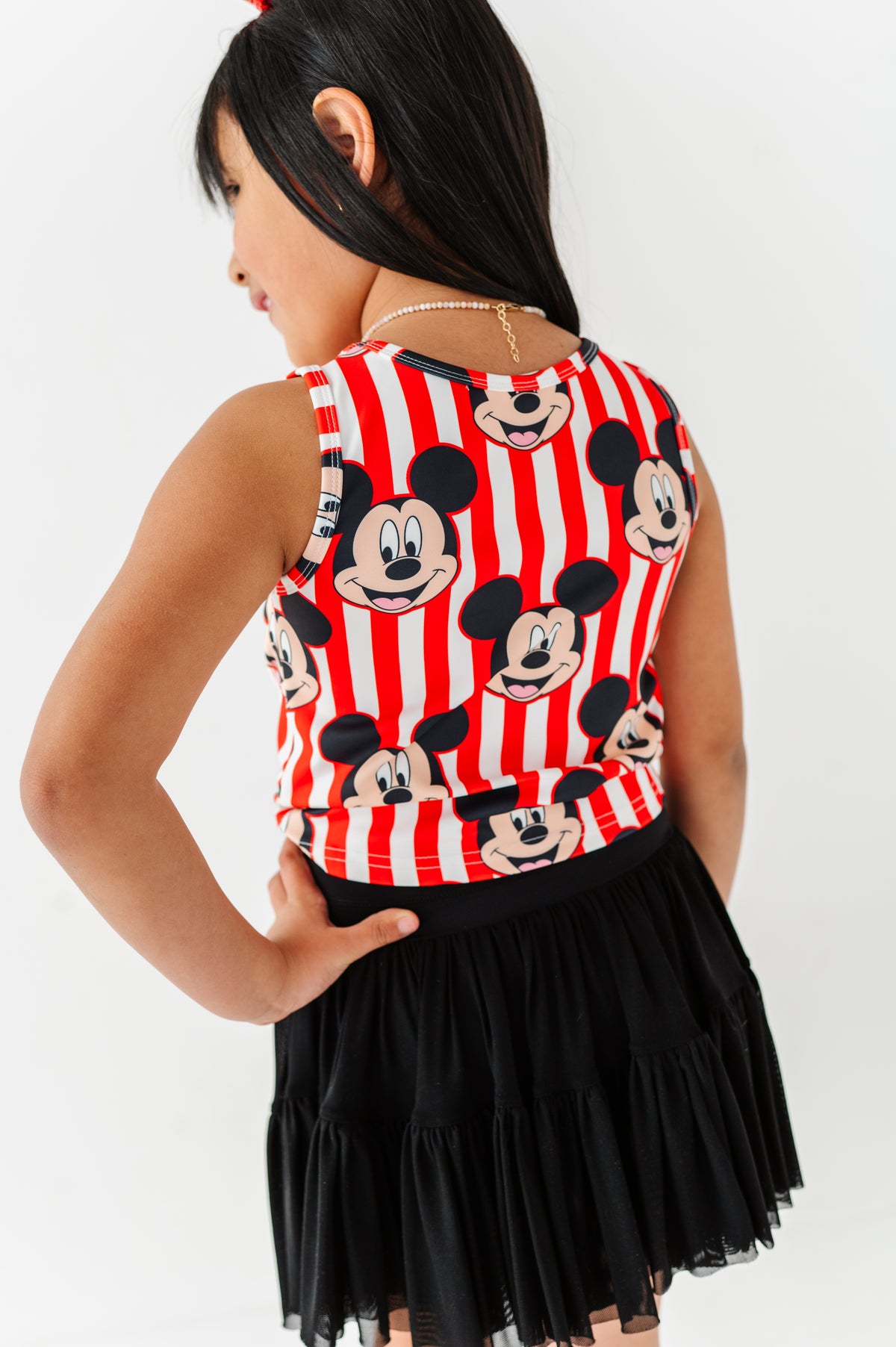 MICKEY Stripe (KIDS) | FRONT-TIE TANK
