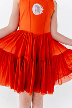 Moana (KIDS) | Burnt Orange Mesh DRESS