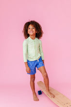 Load image into Gallery viewer, Lemon-Lime | ZIP RASH SHIRT