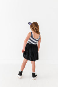 Midnight Stripes | (KIDS) Mesh DRESS