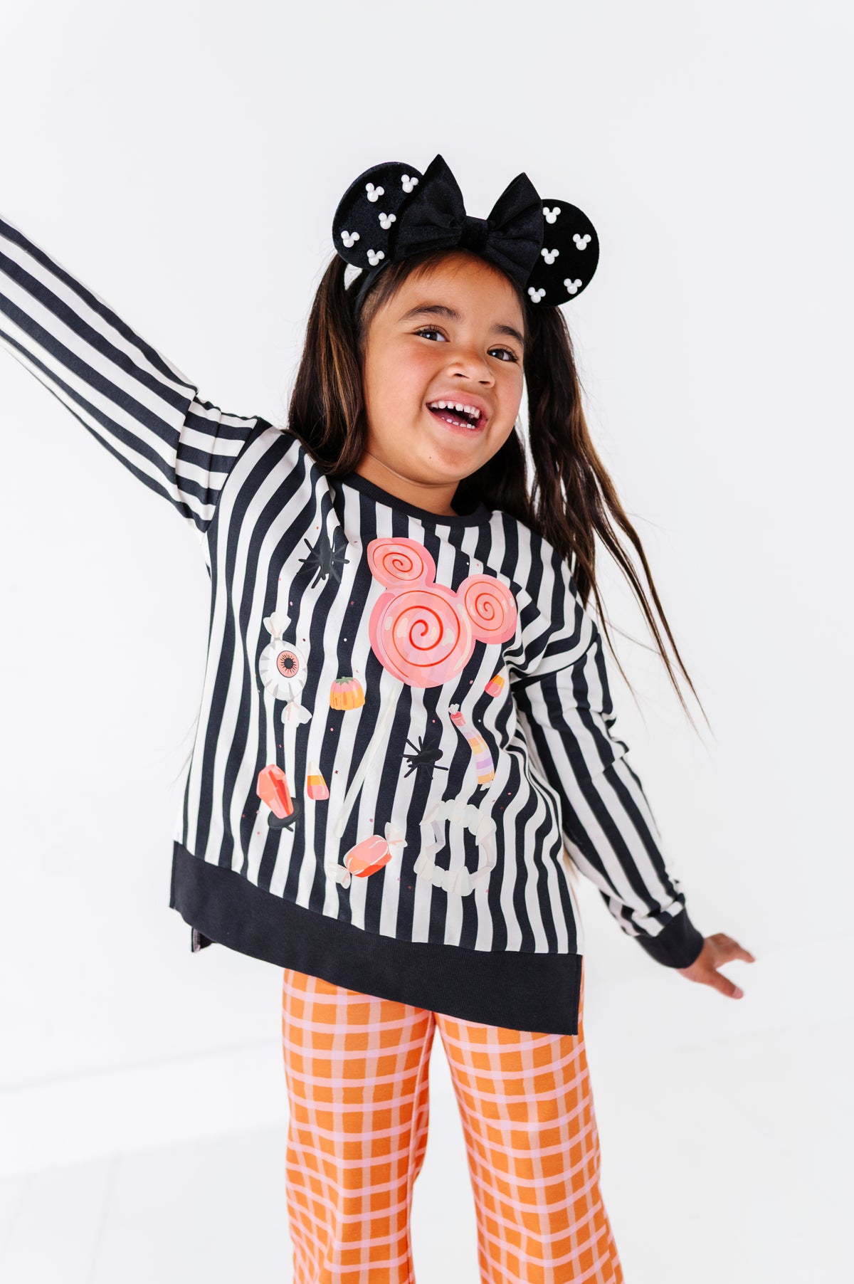 Candy Magic (STRIPE) | SIDE SPLIT SWEATSHIRT