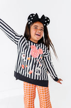 Load image into Gallery viewer, Candy Magic (STRIPE) | SIDE SPLIT SWEATSHIRT