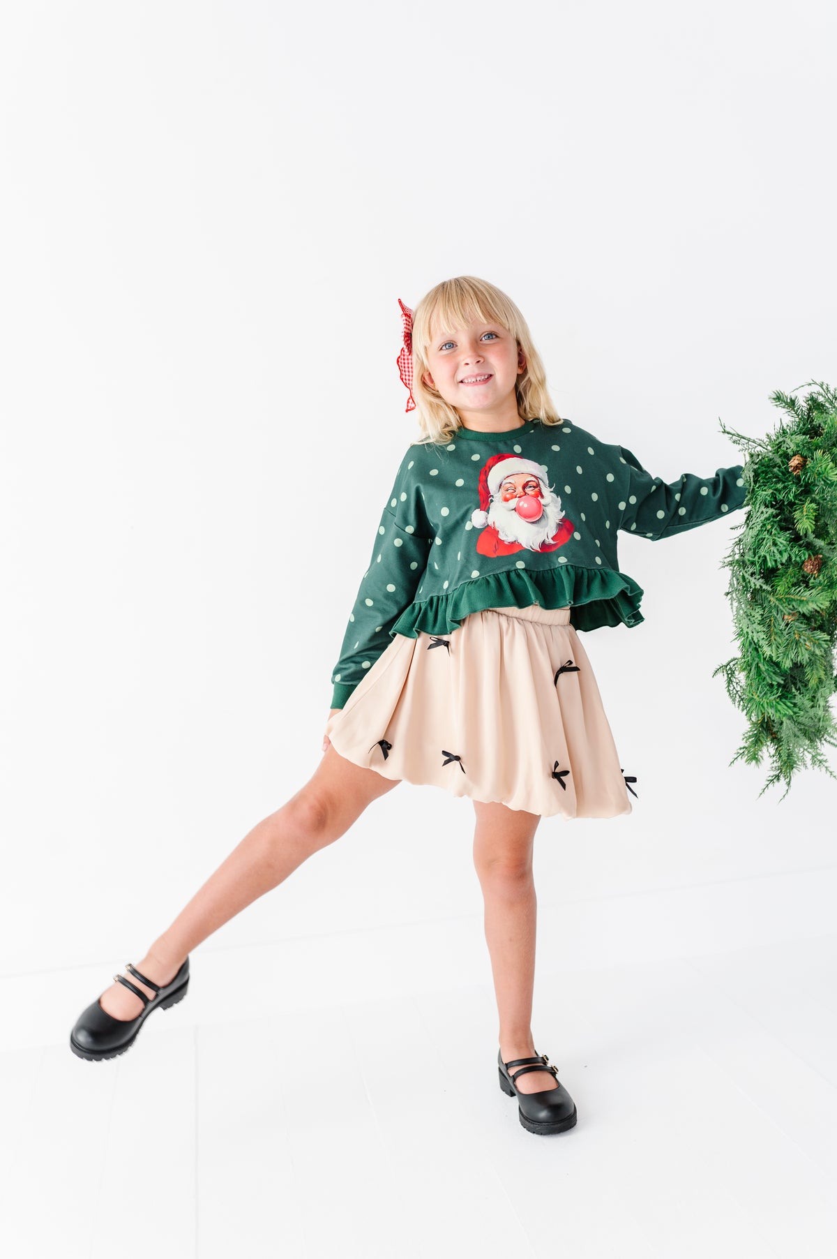 Vanilla | Bow Bubble Skort