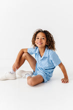 Load image into Gallery viewer, Coastal Blue | BOYS TERRY CHECK SET