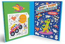Load image into Gallery viewer, Robots, Racers, Dinosaurs Coloring Set