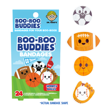 Load image into Gallery viewer, Kids Bandages | Sports Balls (24 Count, Latex-Free)