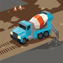 Load image into Gallery viewer, Paint by Sticker | Trucks, Trains &amp; More