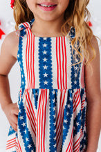 Load image into Gallery viewer, Parade Day Scallop Stripes | TWIRL DRESS