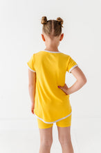 Load image into Gallery viewer, Lemon Drop | Mini Dress + Biker Shorts RIB Set