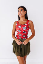 Minnie's Holly Check | ADULT Tank