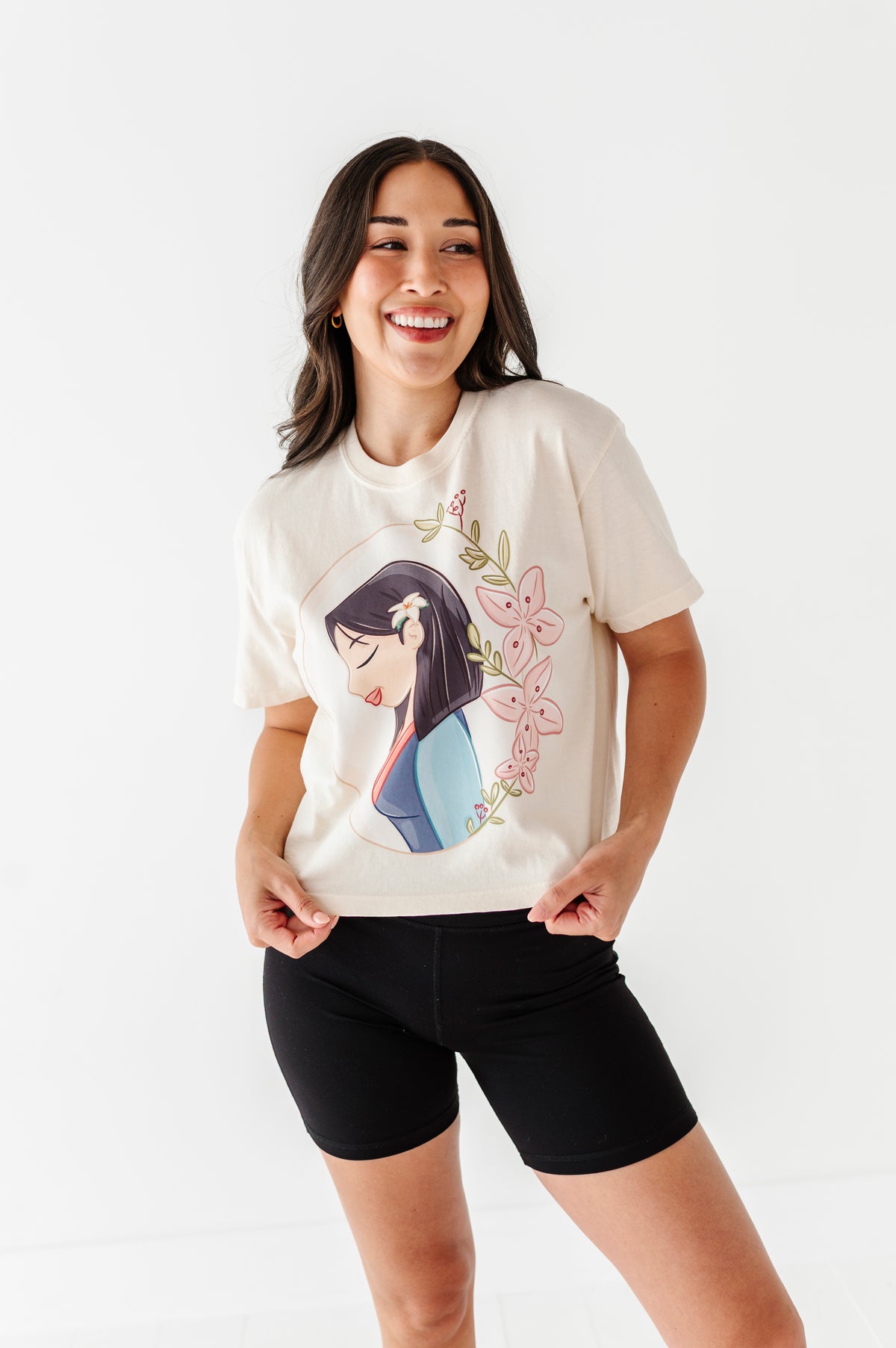 Mulan | ADULT tee (CROP + FULL LENGTH HERE)
