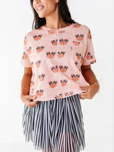 Load image into Gallery viewer, TAN Piggy Pumpkins | ADULT Boxy Crop
