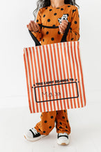Load image into Gallery viewer, FLORAL GHOSTIE STRIPE | Trick-or-Treat Bag