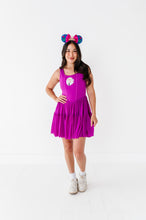 Load image into Gallery viewer, Ana (ADULT) | Raspberry Mesh DRESS