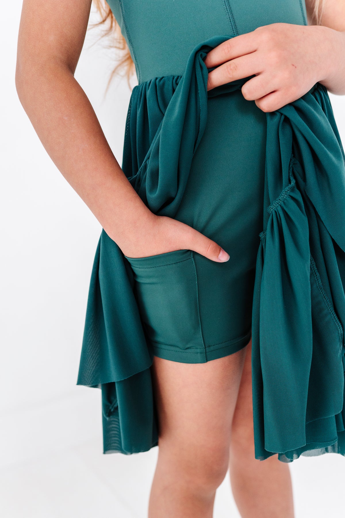 Merida (KIDS) | Teal Mesh DRESS