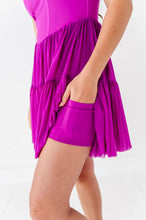 Load image into Gallery viewer, Ana (ADULT) | Raspberry Mesh DRESS