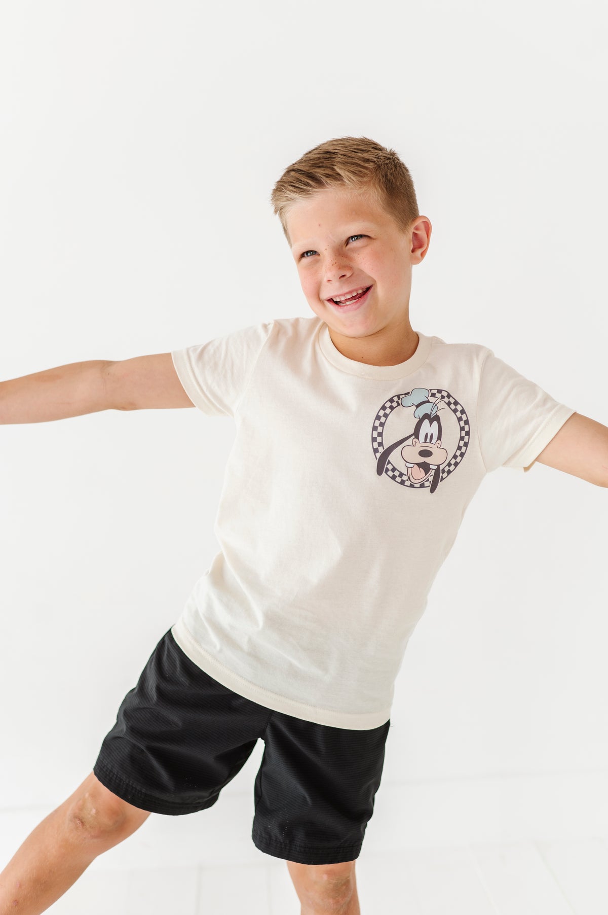 Goofy Circle | KIDS CREAM TEE