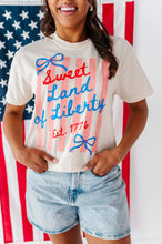 Load image into Gallery viewer, Sweet Land of Liberty | ADULT tees (*CROP + FULL LENGTH HERE)