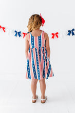 Load image into Gallery viewer, Parade Day Scallop Stripes | TWIRL DRESS