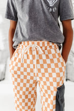 Load image into Gallery viewer, Taupe Check | CARGO JOGGERS